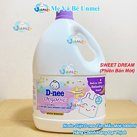 Nước Giặt Hữu Cơ D-Nee Organic Hương Thơm Mộng Mơ Sweet Dream 3000ml