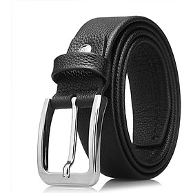 Montagut Men's Casual Pin Buckle Belt Business Men's Belt Strap Leather Pants R253134291A Black