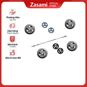 Bộ đòn 1m5 - 30kg tạ (4 đĩa 5kg, 2 đĩa 3kg, 2 đĩa 2kg)