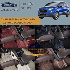 [FORD ECOSPORT] Thảm Trải Sàn, Lót Sàn Ô Tô 5D 6D Thiết Kế Theo Xe FORD ECOSPORT 2024 Chống Nước, Không Mùi - MẪU CARBON - Hàng Chính Hãng