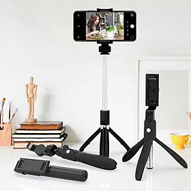 GẬY CHỤP ẢNH TỰ SƯỚNG BLUETOOTH 3 CHÂN ĐA NĂNG - CHỤP HÌNH SELFIE (Tripod K07)