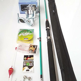 Bộ cần câu shimano siêu bạo lực máy KFB 6000 tải cá dưới 13kg