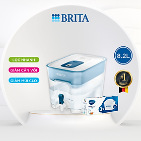 Mua Combo Bình lọc nước BRITA Flow 8.2L kèm Hộp 3 lõi lọc BRITA Maxtra Plus - Hàng Chính Hãng