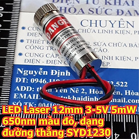 Mua LED Laser 12mm  3-5V 5mW 650nm màu đỏ dạng đường thẳng SYD1230 kde6293