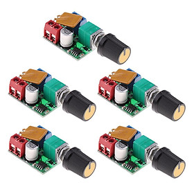 5PCS DC Motor PWM Speed Controller 3V-35V 90w Speed Control Switch LED Dimmer Modules PWM Frequency 10