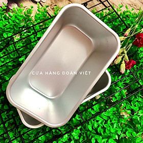 Mua Khuôn Nhôm Đúc Chữ Nhật - Khuôn Bông Lan bánh Bánh Mì Hoa Cúc A03/ A04/ A05. Dụng cụ làm bánh  khay chứa đựng thực phẩm  Khuôn làm pate gan