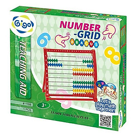 Bàn Tính Gẩy Hạt Cườm - Number-Grid Abacus 1188