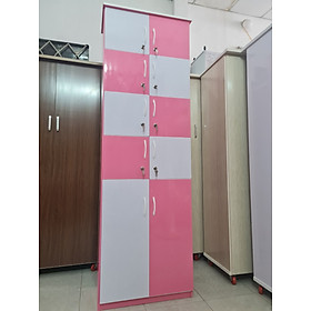 Tủ locker Juno sofa kết hợp kệ dày dép cho shop ngang 60 cm x cao 2m x sâu 40 cm.