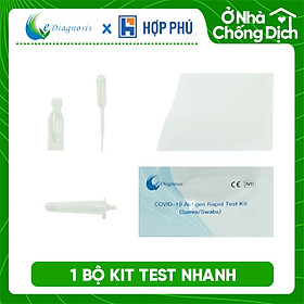 1 bộ kit test nước bọt Easy Diagnosis Covid-19 Antigen Rapid Test Kit - Kit test nhanh Covid-19