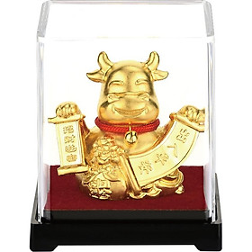 Tượng Trâu Chiêu Tài Dát Vàng 24K Cao Cấp KaiGold