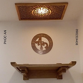 Mua Bàn thờ đẹp treo tường đẹp nhất tphcm để thờ phật và gia tiên Size 68 x 48 trọn bộ đầy đủ y như trong hình Quảng Ngãi