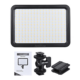 Đèn LED Trợ Sáng Chụp Ảnh Có Chỉnh Sáng Andoer Led204 (204 Đèn) (3300/5600K) (30W) (Cri90)