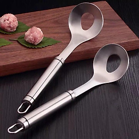 Mua Dụng cụ làm thịt viên  cá viên. Thìa làm mọc viên tròn chống dính inox 304