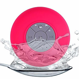 Loa Bluetooth không dây chống thấm nước cho phòng tắm cốc hút lớn loa di động mini loa thể thao ngoài trời Màu sắc: hồng