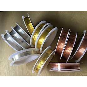 Dây kẽm màu tạo hình sản phẩm trang sức