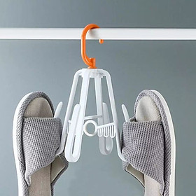 Set 2 móc treo phơi giày dép thông minh xếp gọn tiện lợi khả năng chịu lực cao ,không tốn diện tích ,giữ độ cân bằng cho giày dép không bị lệch và mau khô ráo 