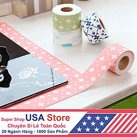 Mua Cuộn Decal Băng Dính Trang Trí Hoa Văn - Chống Thấm Nhà Bếp (Chọn Màu Và Size 2.5 - 3 Mét)