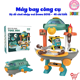 Đồ Chơi Hướng Nghiệp Nhập Vai BOWA 809x - Máy Bay Y Tế, Đầu Bếp, Trang Điểm