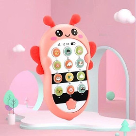 Đồ chơi Điện thoại nhiều hình ngộ nghĩnh phát nhạc Kèm Pin + dây đeo)