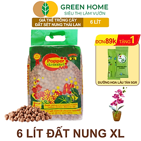 Đất Sét Nung Trồng Cây Greenhome, Bao 6lít, Thái Lan, Trồng Sen Đá, Phong Lan, Sứ, Thuỷ Canh, Chống Mọc Cỏ, Thoáng Khí - ĐẤT NUNG 6LÍT XL