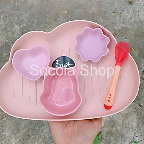 Mua Combo Chén Ăn Dặm Kiểu Nhật Bằng Sứ Và Nhựa Lúa Mạch