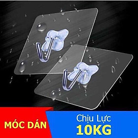Mua Combo 10 Cái Móc Dán Tường Trong Suốt Siêu Dính  Chịu Lực Cực Nặng
