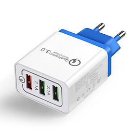 Adapter Sạc Nhanh QC3.0 3 Cổng USB