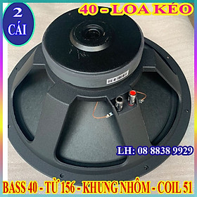 Hình ảnh CẶP LOA BASS 40 PT AUDIO TỪ 156 CÔN 51 GÂN VẢI - CHUYÊN LOA KÉO - GIÁ 2 CHIẾC