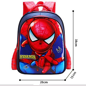 Balo trẻ em bé trai SpiderMan cấp 1 - Balo học sinh tiểu học - Cặp đi học