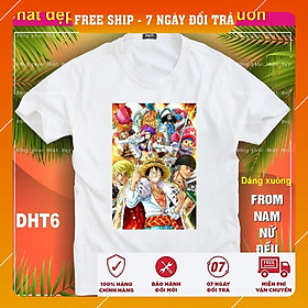 Áo thun Đảo hải tặc 2 chất đẹp One Piece,phông,in hình,bao đổi trả