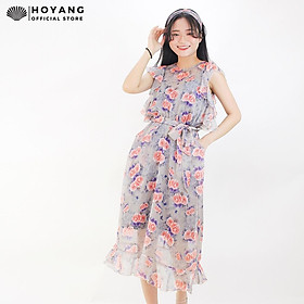 Đầm Hoa Bánh Bèo Kiểu Maxi Cực Xinh HOYANG DHY52