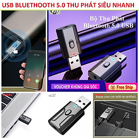 USB Bluethooth 5.0 thiết bị chuyển đổi âm thanh đạt chuẩn loại xịn hàng cao câp