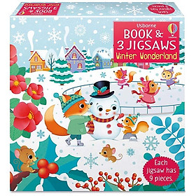 Picture book and three jigsaws: Winter Wonderland