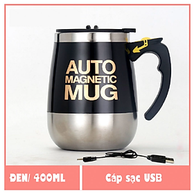 Mua Ly tự khuấy Sạc điện   Cốc pha cafe tự trộn bằng Inox dung tích 400ml
