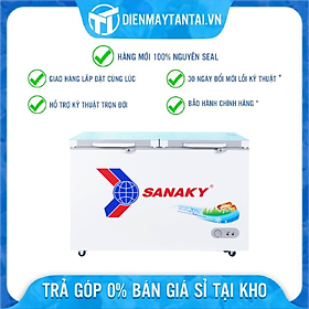 TỦ ĐÔNG SANAKY 305 LÍT VH-4099A2KD ĐỒNG R600A KÍNH CƯỜNG LỰC - HÀNG CHÍNH HÃNG
