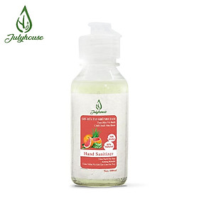 Gel rửa tay khô Nha đam hương tinh dầu bưởi chùm 100ml JULYHOUSE công dụng khử khuẩn khử mùi bảo vệ da tay, giúp mềm mịn da với hương tinh dầu thư giãn tốt cho tiêu hóa hàng chính hãng xuất xứ việt nam