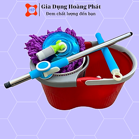 Mua Thùng / Xô Lau Nhà Tự Vắt 360° Lồng Nhựa