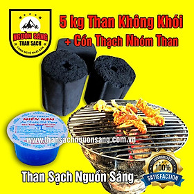 Mua Than Gáo Dừa (5kg) và Cồn Nhóm Than. Than Không Khói. Uy Tín tại Tp.HCM. Giao hàng nhanh