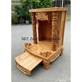 Mua bàn thờ vip   đồ thờ cúng Bàn thờ thần tài ông địa gỗ Gõ Đỏ 40 x 60cm