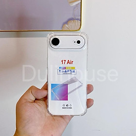 Ốp lưng cho IP 17 Air - Nhựa dẻo - Trong suốt - Chống sốc - Bảo vệ điện thoại