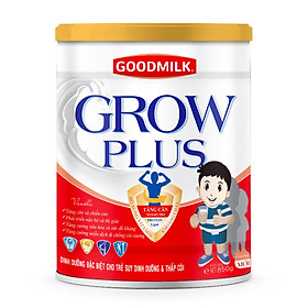 Sữa Bột Growplus Lon 850g - DànhCho Trẻ Suy Dinh Dưỡng Thấp Còi