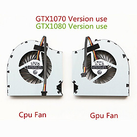 【 Ready stock 】Gaming Laptop Fan For EVGA SC17 Gaming Laptop CPU Cooling Fan GTX1070 GTX1080 Version