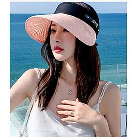 Mũ chống nắng vành nửa đầu phong cách Hàn, nón đi nắng nữ cao cấp