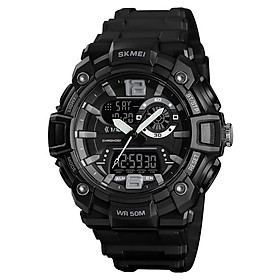 Đồng hồ đeo tay thời trang nam SKMEI, khả năng chống nước tối ưu 5ATM-Màu đen
