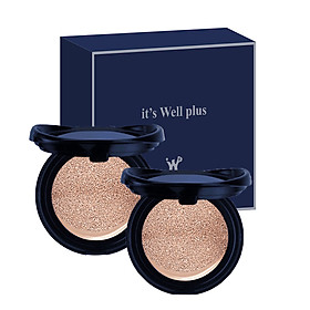 Combo 2 lõi phấn nước kiềm dầu, che khuyết điểm  It's Well Plus