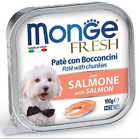 PATE MONGE CHO CHÓ NHẬP KHẨU Ý NHIỀU VỊ HỘP 100GR