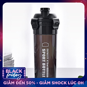 Bình Nhựa Đựng Nước Sports Lock & Lock HPL931NBK-PR 470ML - Đen