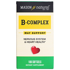 Mason Natural B-Complex - Vitamin tổng hợp nhóm B cao cấp