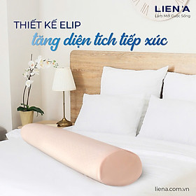 Mua Gối Ôm Cao Su Liên Á Bolster LAGO35100 (100 x 35 x 18 cm) - Trắng