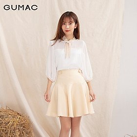 Váy nữ VA10118 GUMAC thiết kế rã xòe 2 nút